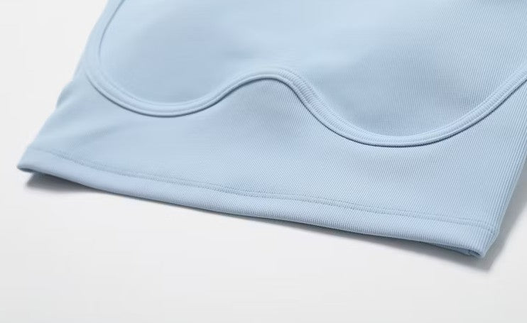 Seamless Cut-Out Sports Bra & Flare Leggings Set