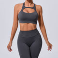 Cutout Racerback Sports Bra