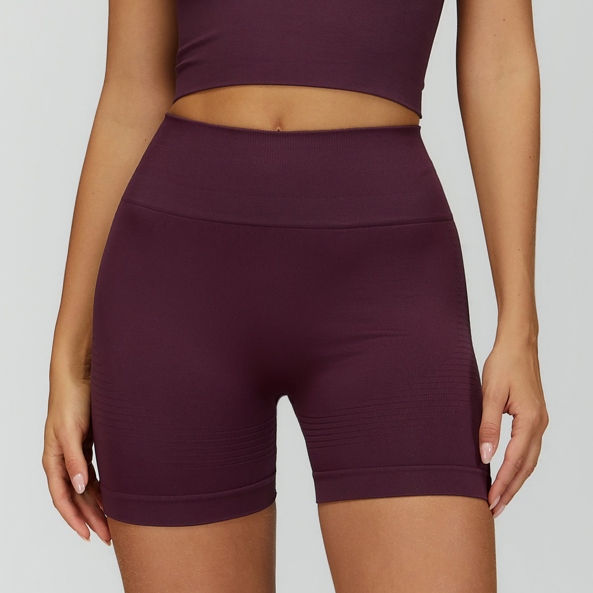 Seamless High-Waist Biker Shorts