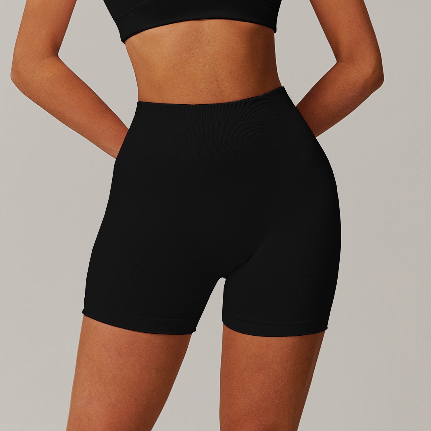Seamless High-Waist Biker Shorts