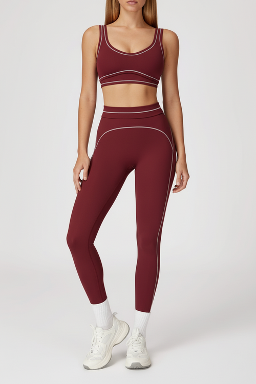 Contour Activewear Set – Sports Bra & High-Waist Leggings