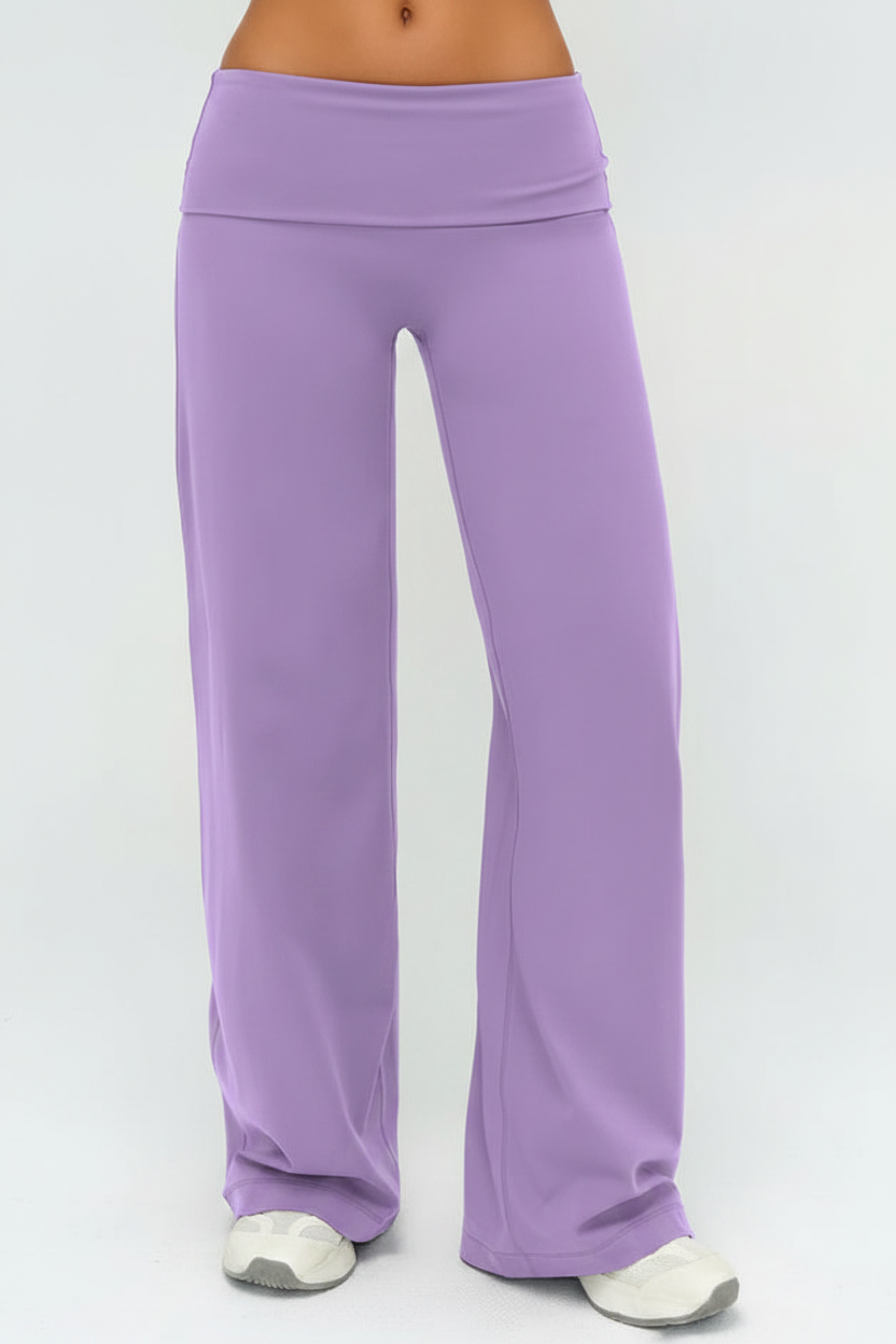 Enhanced Lavender Yoga Pants Front
