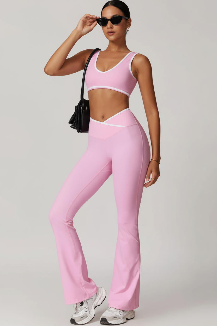 Enhanced Pink Activewear Set