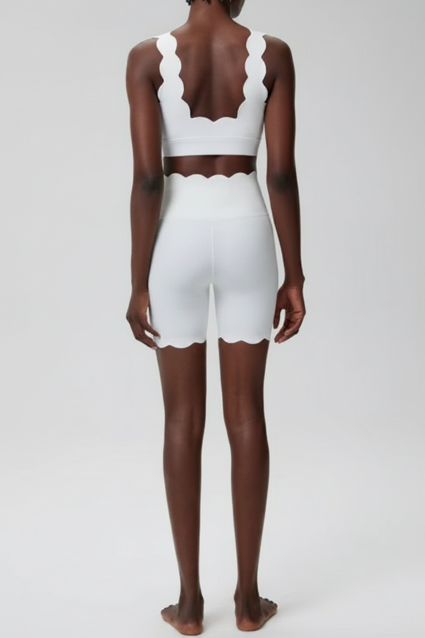 Enhanced White Two-Piece Set Back View