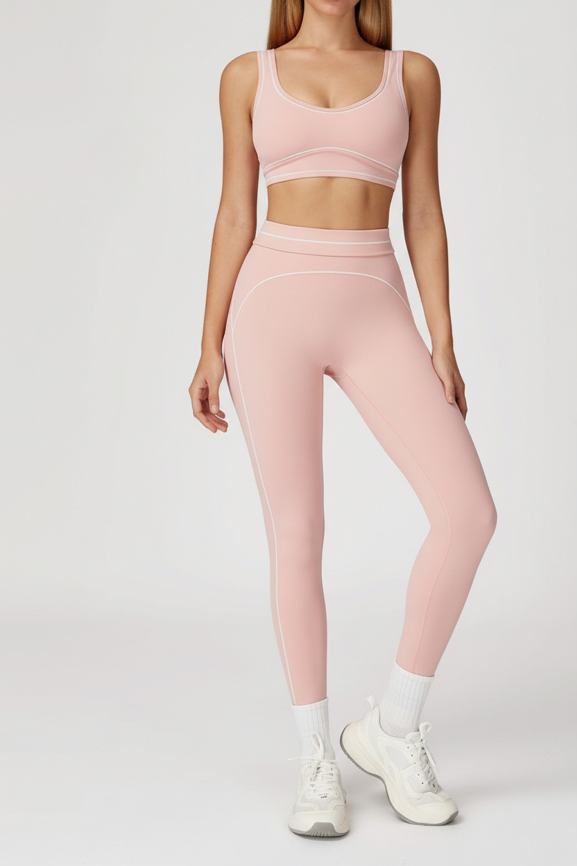 Contour Activewear Set – Sports Bra & High-Waist Leggings