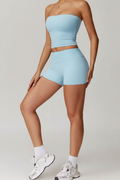 Sky Blue Bandeau Set Enhanced